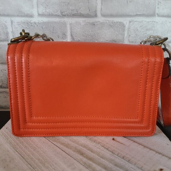 Donna Bella Designs Crossbody Bag Orange NWT - Picture 4 of 12